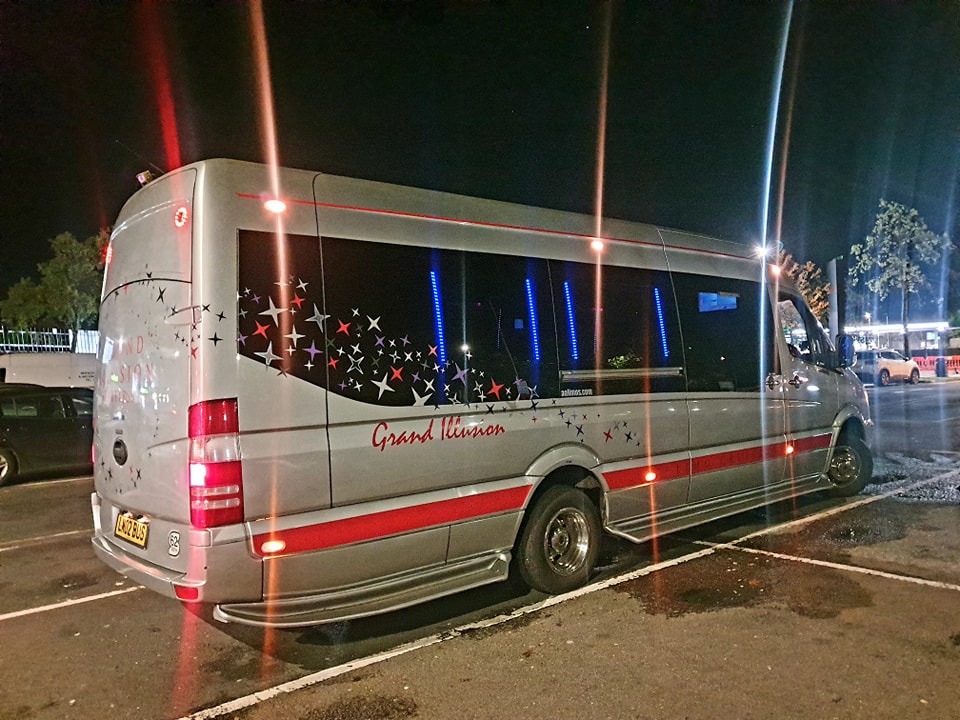 party bus and minibus hire Middlesbrough and the north east. 16 seat luxury coach hire Newcastle and Durham.